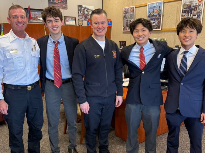 Fireline Fund Dallas team members with Dallas Fire-Rescue leadership